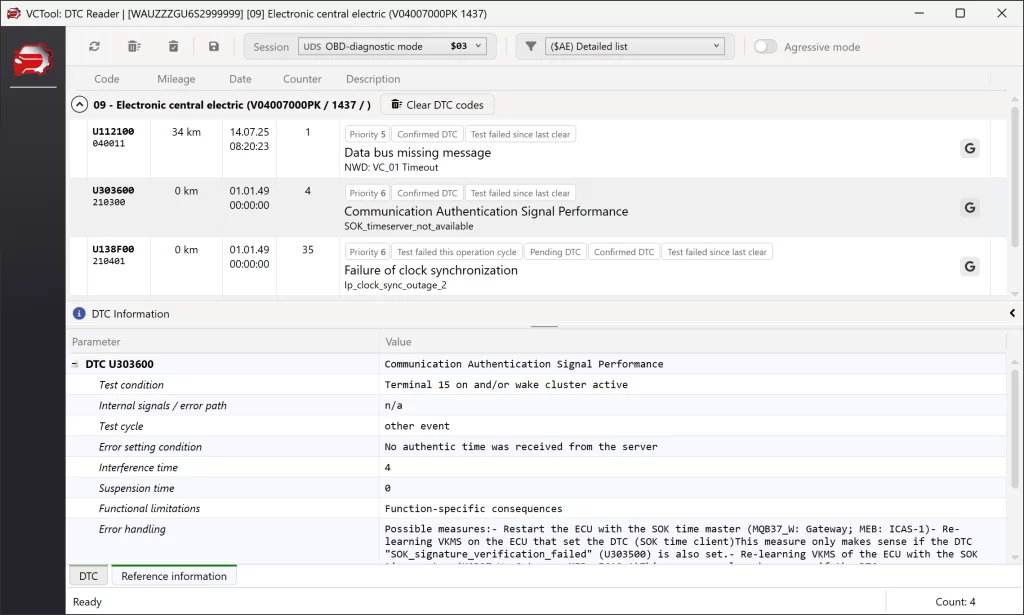 DTC Reader VCTool