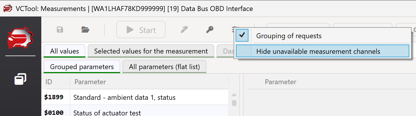 VCTool Measurements
