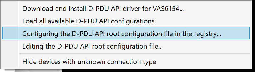 VCTool VCI Selector